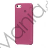 Stylish Blade TPU Gel Cover Case til iPhone 5 - Rose