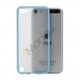 Blankt Hard Back Case til iPod Touch 5 med Soft TPU Kants - Lyseblå