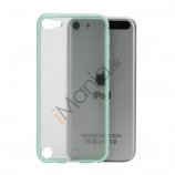 Blankt Hard Back Case til iPod Touch 5 med Soft TPU Kants - lysegrøn