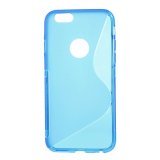 iPhone 6 cover med bølgemønster, blå