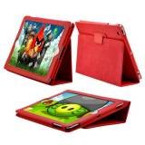 iPad 2 / Den Nye iPad 3 læder etui, rød