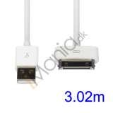 iPhone USB kabel - 3 meter