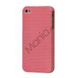 iPhone 4 / 4S cover perforeret pink