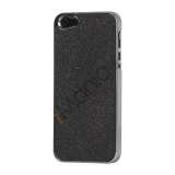 Glitrende Powder Metalbelagt Hard Case iPhone 5 cover - Sort