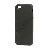 Premium Læder Coated TPU Gele Cover til iPhone 5