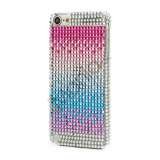 Regnbue Bling Smykkesten Krystal Hard Case Cover til iPod Touch 5