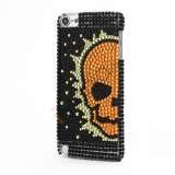 Dødningehoved Bling Glitter Krystal Diamant Case Cover til iPod Touch 5
