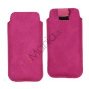 Slim Sleeve Etui med trækstrop til iPhone 5, 5S og 5C, pink