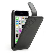 Lodret Magnetisk Flipcover til iPhone 5C, sort