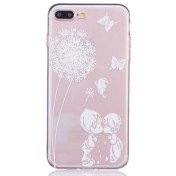 iPhone 7+/8+ TPU cover - Sommerfugle i maven