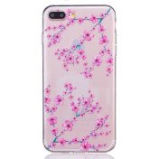 iPhone 7+/8+ TPU cover - Ferskenblomst