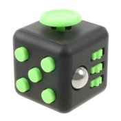 Fidget cube - sort/grøn