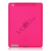 Blødt Silikone Cover Taske til Den Nye iPad 2. 3. 4. Generation - Rose