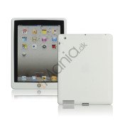Ny iPad 2. 3. 4. Gen Silikone Case Skin Cover med Home Button - Hvid