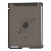 Naked Smart Cover Companion Silikone Taske til Den Nye iPad 2. 3. 4. Gen - Grå