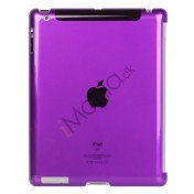 Klar Smart Cover Companion Crystal Case til iPad 2 Den nye iPad 3rd Generation - Lilla