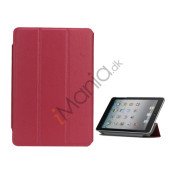 Folio Style Leather Magnetic Case Cover til iPad Mini - Rose