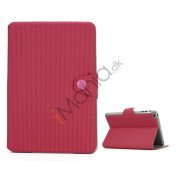 Fodbold Vein Magnetic Læder Stand Case til iPad Mini - Rose