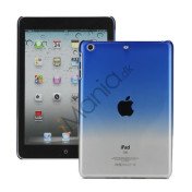 Transparent Gradient Hard Protector Crystal Case Cover til iPad Mini - Blå