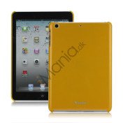 Noctilucent Effect glitrende Powder Glossy Hard Case Cover til iPad Mini - Gul