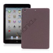 Top-Grade kviksand Stealth Hard Shell Back Case Cover til iPad Mini - Kaffe