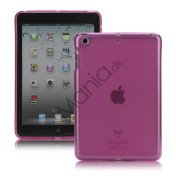 Slim Matte TPU Pudding Jelly Gel Cover Case til iPad Mini - Rose