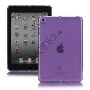 Slim Matte TPU Pudding Jelly Gel Cover Case til iPad Mini - Lilla