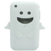 Engel med vinger iPhone 3G / 3GS cover, hvid