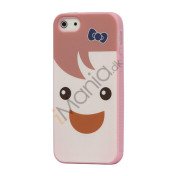 Smilende Dukke Fleksibel silikone Case iPhone 5 cover - Pink