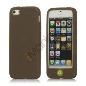 Jellybean Home Knap Silikone Case iPhone 5 cover - Kaffe