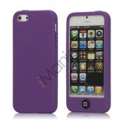 Jellybean Home Knap Silikone Case iPhone 5 cover - Lilla