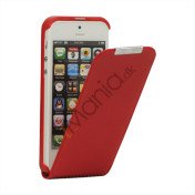 Lodret PU Leather Flip Case iPhone 5 cover - Red