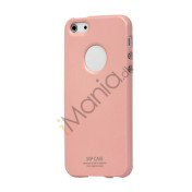 Ultra tynd Blankt Hard Cover Case til iPhone 5 - Pink