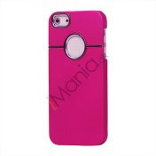 Gummibelagt hård plast Case iPhone 5 cover - Rose