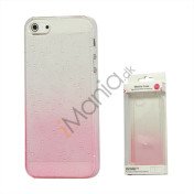 Gradient Color Regndråbe Hard Case til iPhone 5 - Pink