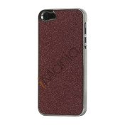 Glitrende Powder Metalbelagt Hard Case iPhone 5 cover - Rød