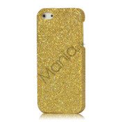 Skinnende Flash Sequin Hard Case til iPhone 5 - Gul