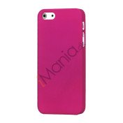 Gummibelagt Mat Hard Back Case til iPhone 5 - Rose