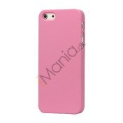 Gummibelagt Mat Hard Back Case til iPhone 5 - Pink