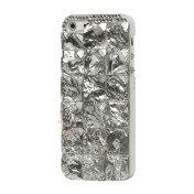 Square Gem Stone Smykkesten Hard Case iPhone 5 cover - Sølv