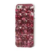 Square Gem Stone Smykkesten Hard Case iPhone 5 cover - Pink