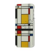 Glimmer Farverige Gitters Hard Plastic Case Cover til iPhone 5