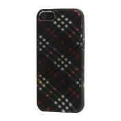 Stilfuld Lattice Blankt Hard Cover Case til iPhone 5