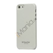 Premium Blankt Hard Back Case iPhone 5 cover - Hvid