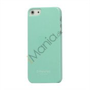 Premium Blankt Hard Back Case iPhone 5 cover - Cyan