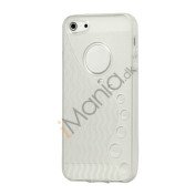 Anti-slip Bølge TPU Case iPhone 5 cover - Transparent