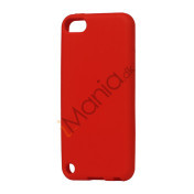 Fleksibel Silicone Cover til iPod Touch 5 - Rød
