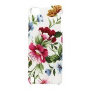 Farvelagt Blomster Hard Plastic Case Cover til iPod Touch 5