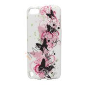 Smukke Sommerfugle TPU Gel Cover til iPod Touch 5