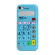 3D Lommeregner Silicone Cover Taske til iPod Touch 5 - Baby Blue